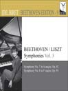 BEETHOVEN, L. van: Symphonies (Arr. F. Liszt for piano), Vol. 3 - Nos. 7, 8 
